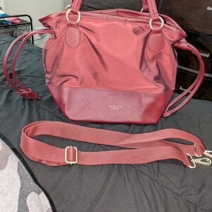 Radley London Shoulder Bag In A Rust Red Color